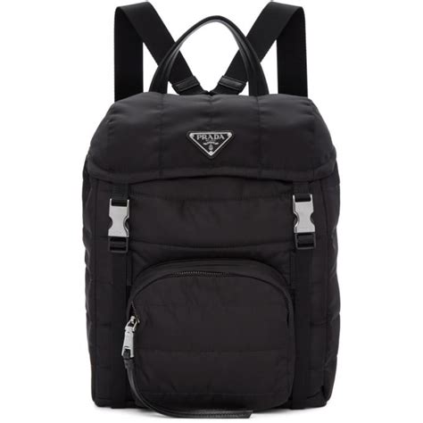 prada nylon quilted chain|prada nylon backpacks.